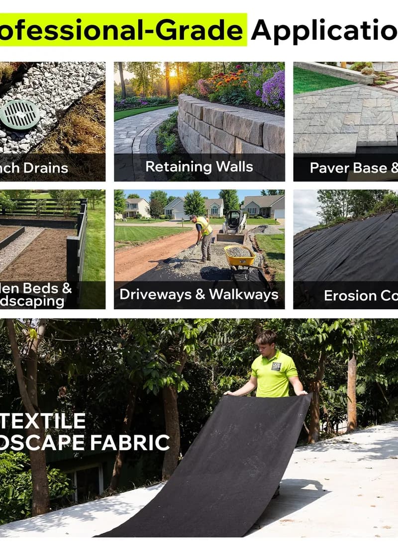 DOTDAY TERRA non-woven geotextile on a real install