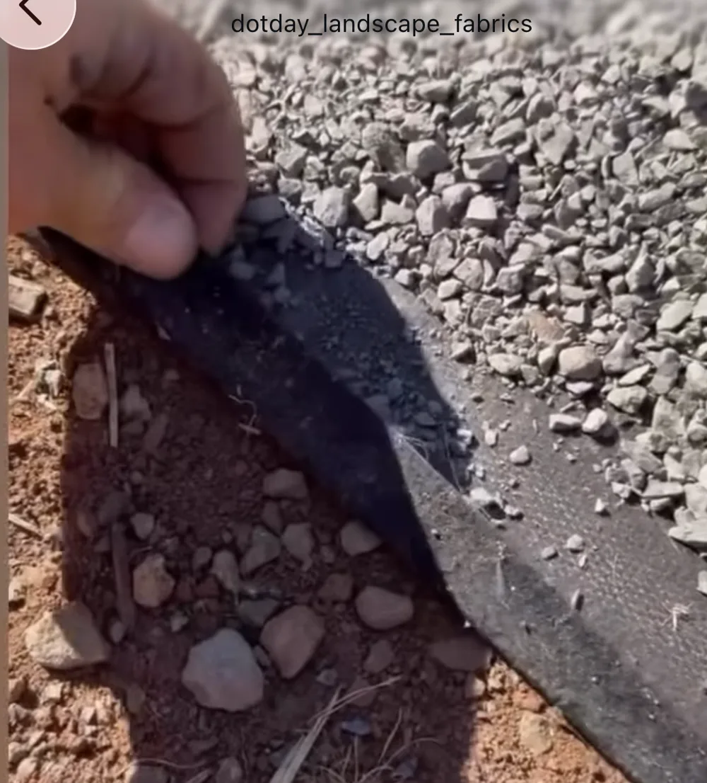 XBAR lifted showing clean soil below and gravel above