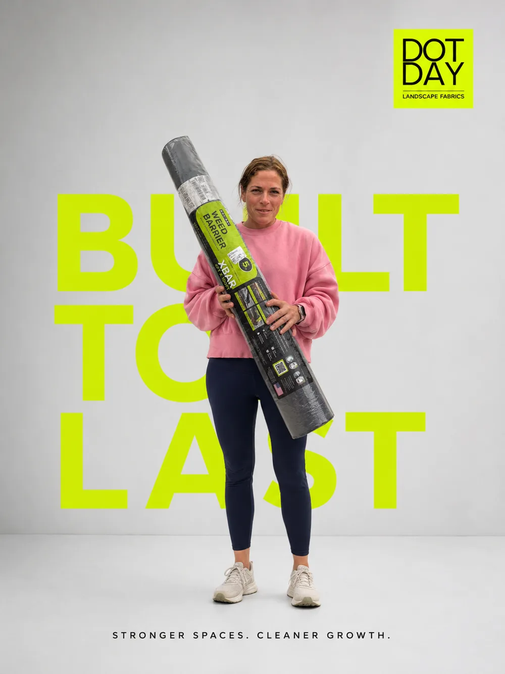 Built to last campaign creative featuring Bri