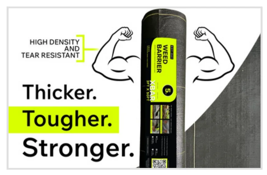 XBAR packaging graphic: high density and tear resistant