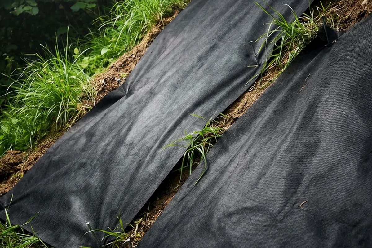 Woven vs non-woven DOTDAY landscape fabric comparison for drainage