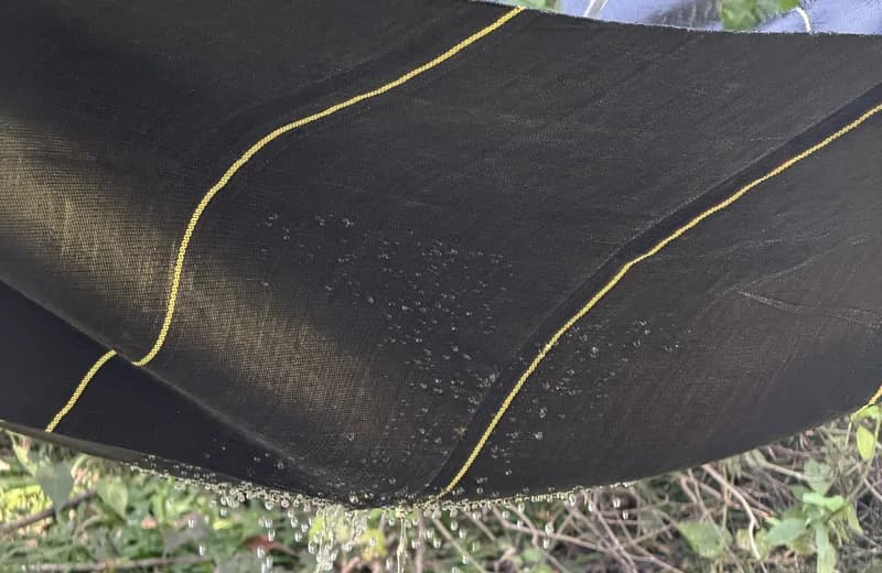 3.2oz and 5oz DOTDAY weed barrier fabric rolls compared side by side